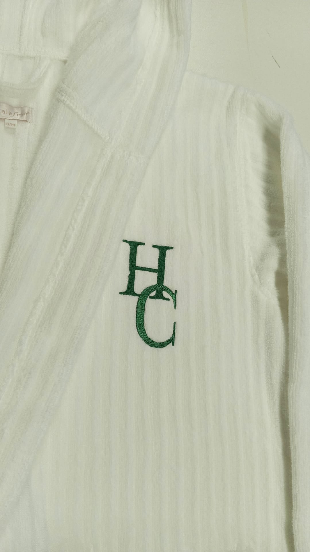 NEW! HC White Bathrobe