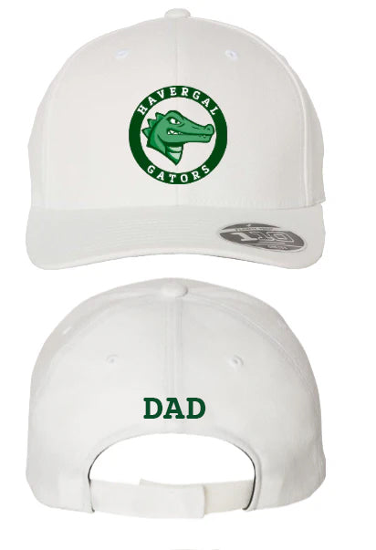 NEW! HC Gator Embroidered Baseball Hat for Dad - White